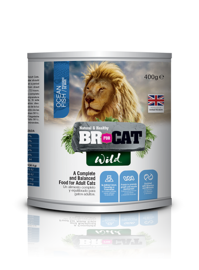 Br For Cat Wild Comida Húmeda Gatos Adultos Pescado De Mar
