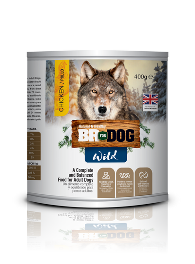Br For Dog Wild Comida Húmeda Perros Adultos Pollo