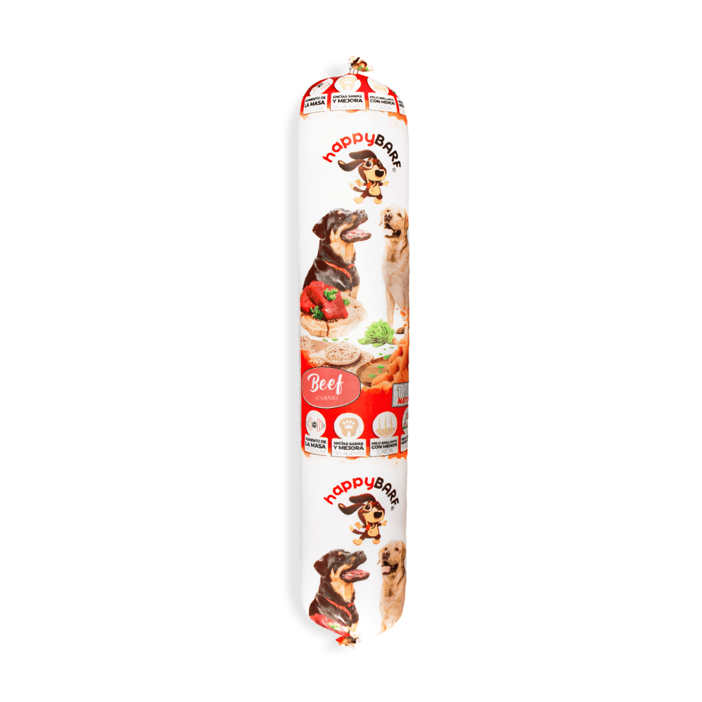 Alimento Húmedo Para Perro happyBARF Beef 750 g