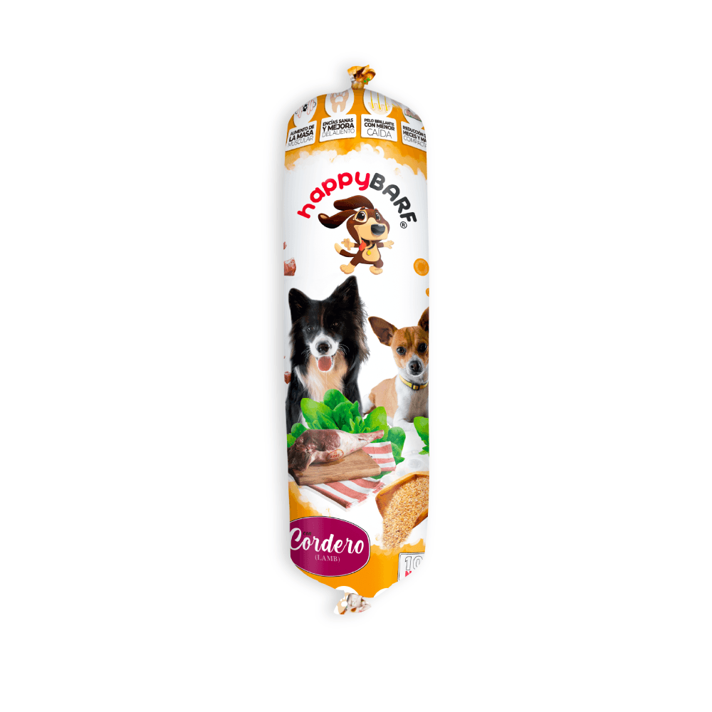 Alimento Húmedo Para Perro happyBARF Cordero 500 g