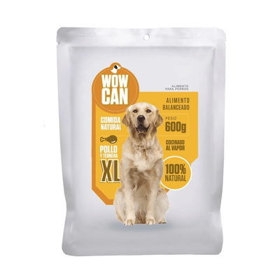 Alimento Húmedo Para Perro Pouch Wow Can Sabor Pollo Y Ternera 600 g