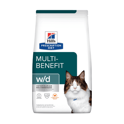 Alimento seco para gato Hills Prescription Diet w/d manejo peso y glucosa 4 lb