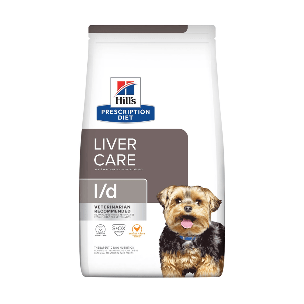 Alimento seco para perro Hills Prescription Diet l/d cuidado hepático 17,6 lb
