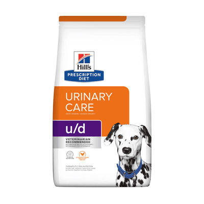 Alimento seco para perro Hills Prescription Diet u/d cuidado urinario 8,5 lb