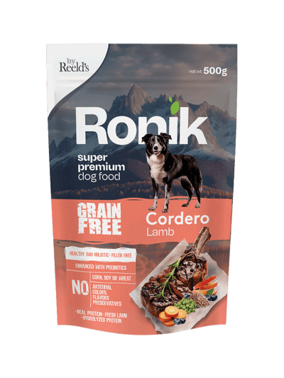Alimento Húmedo Para Perro Reelds Ronik Grain Free Sabor A Cordero 500 g