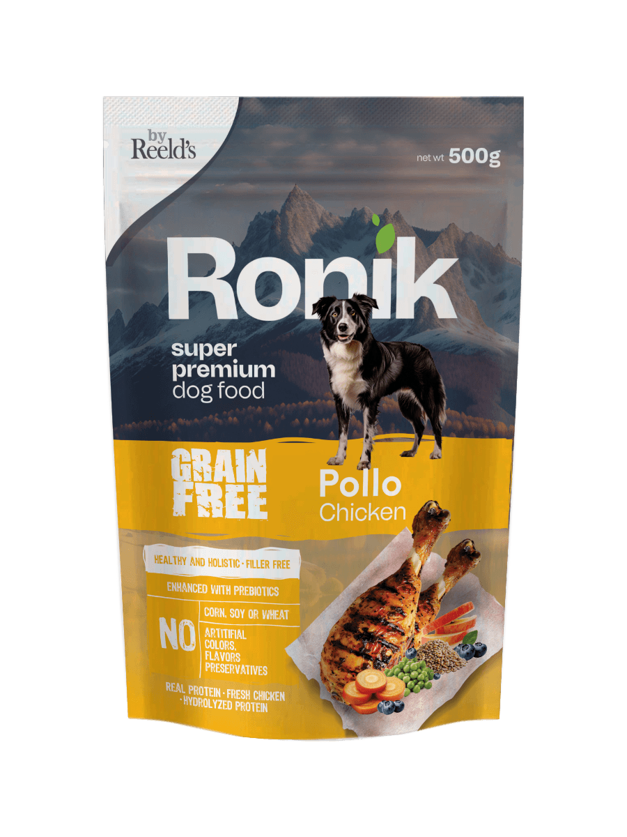 Alimento Húmedo Para Perro Reelds Ronik Grain Free Sabor A Pollo 500 g