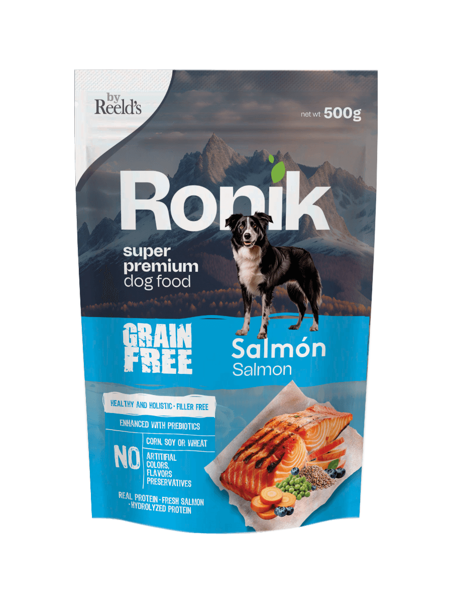 Alimento Húmedo Para Perro Reelds Ronik Grain Free Sabor A Salmón 500 g