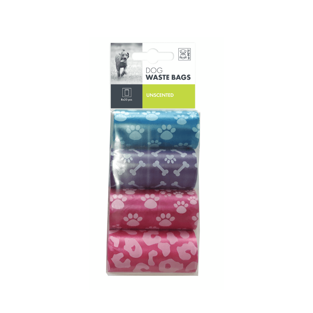 Bolsas M-PETS Waste Color Surtido 160 Bolsas