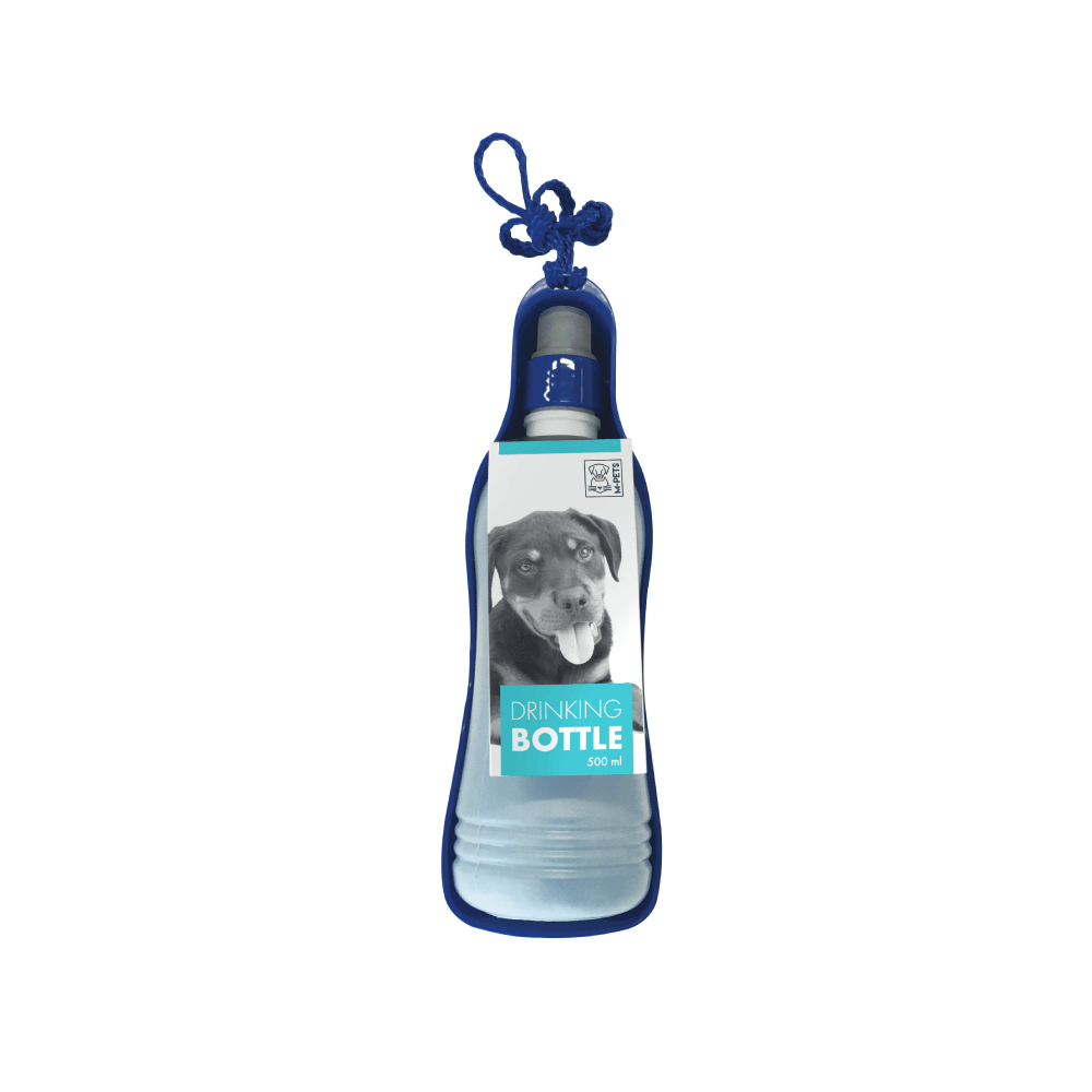 Botella Portátil Para Perro M-PETS Azul 500 ml