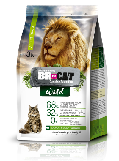 BR for Cat Wild Adultos Salmón y Pato