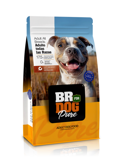 Br for Dog Pure Comida Perro Adultos Todas Razas Suaves