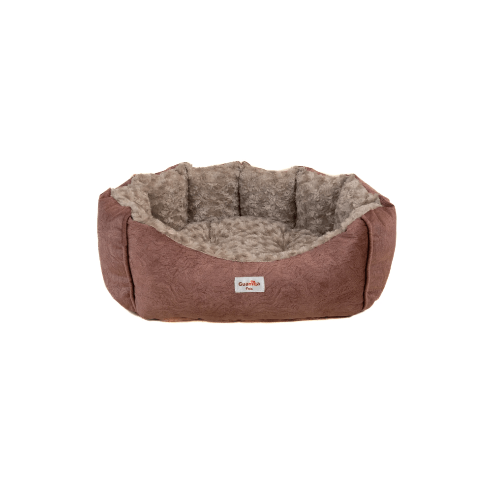 Cama Para Mascotas Guamba Paris Rosa 60x70 cm