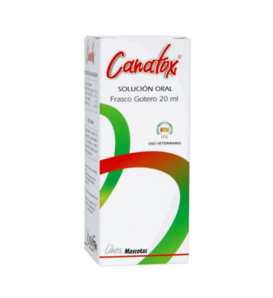Solución Oral Natural Para Mascotas Canatox Gotero 60 ml