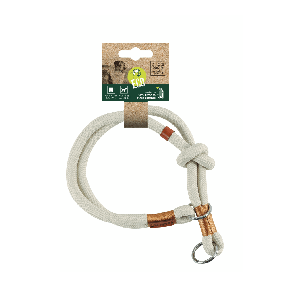 Collar Para Perro M-PETS Eco Blanco M
