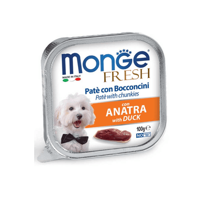 Alimento Húmedo Para Perro Monge Fresh Pate With Duck 100 g