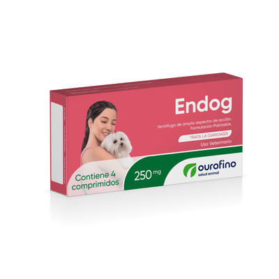 Vermífugo Para Perro Endog Comprimidos 250 mg