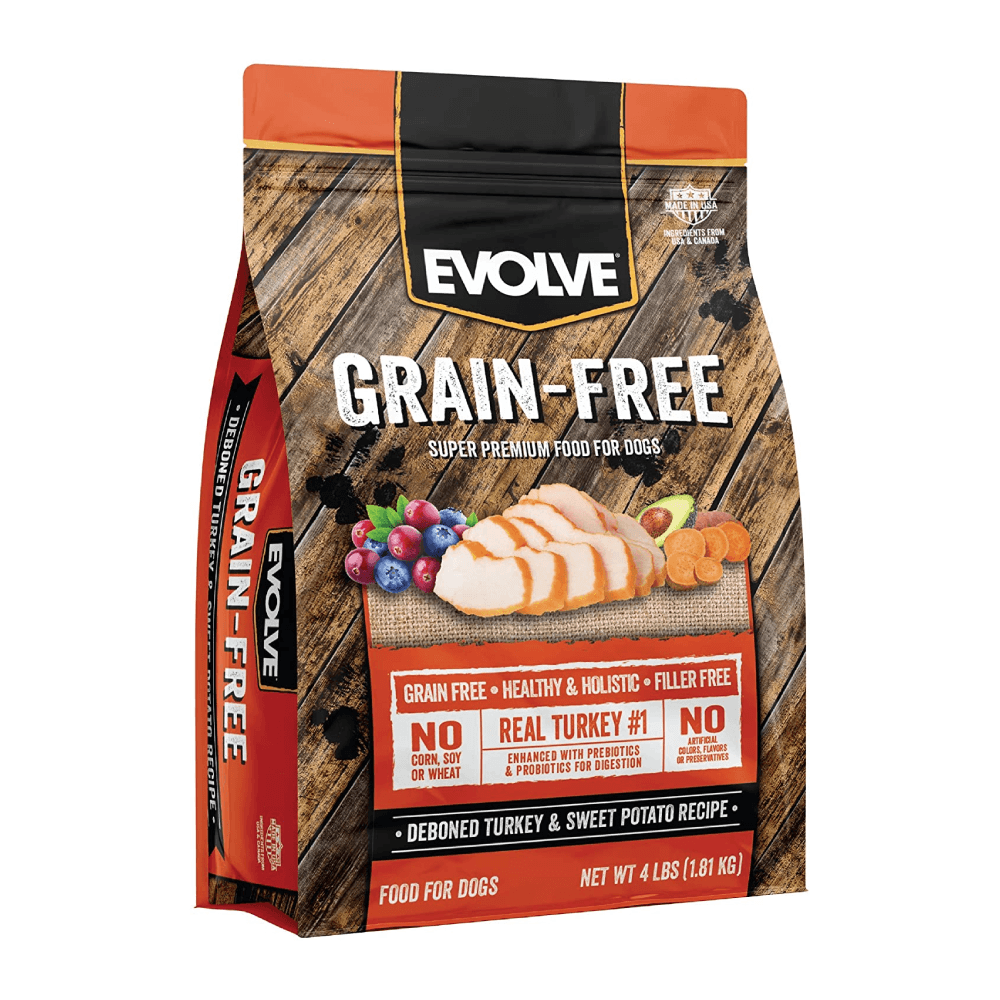 Alimento Seco Para Perro Evolve Grain-Free Pavo 4 lb