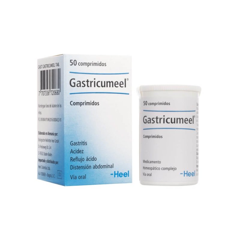 Medicamento Homeopático Para Perro Gastricumeel 50 Tab