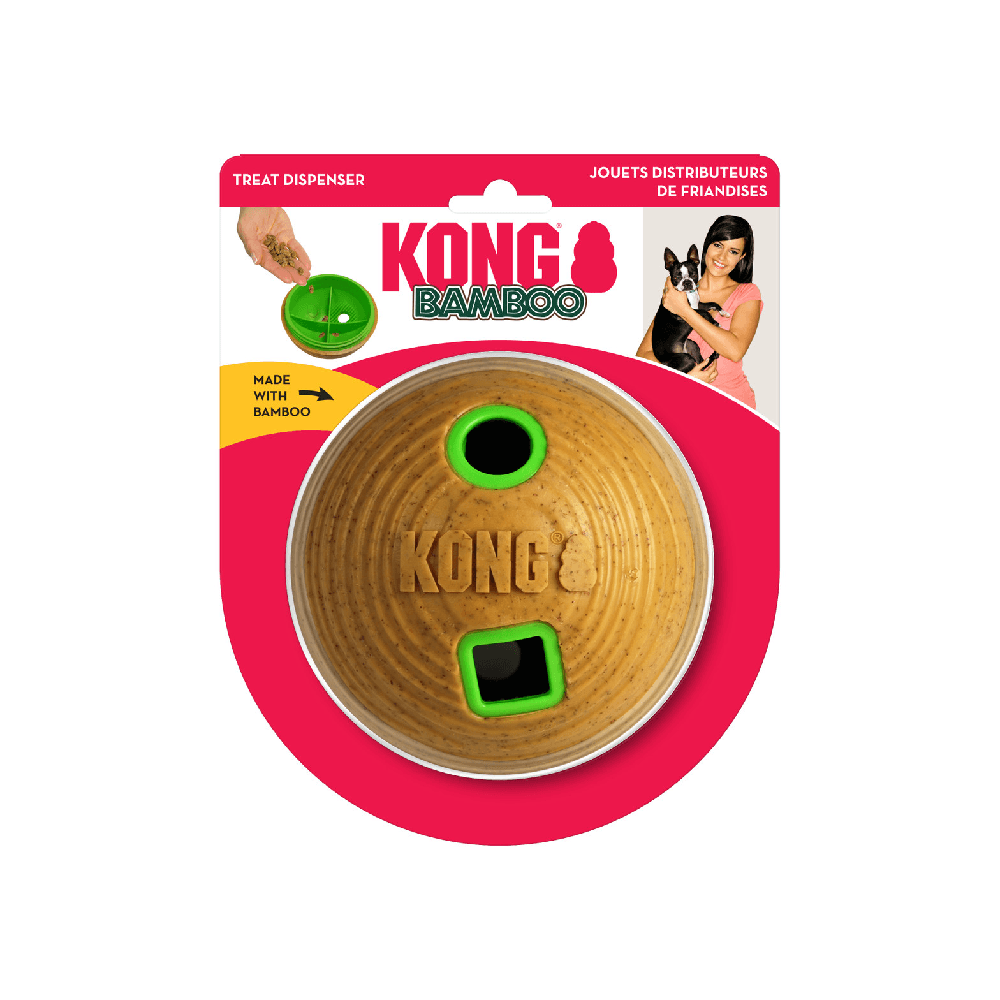 Juguete Interactivo Para Perro Kong Bamaboo Feeder Ball M