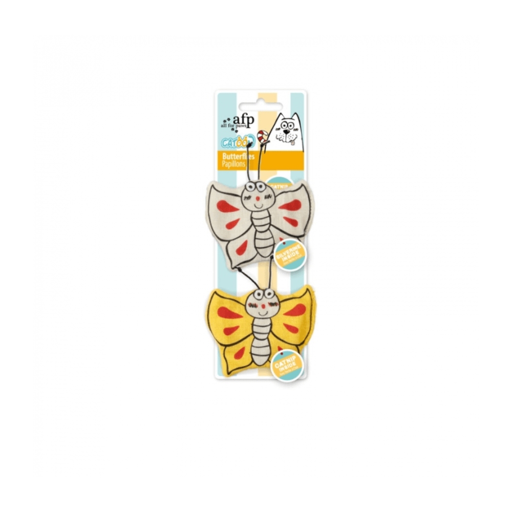 Juguete Para Gato Afp Catoon Butterflies 1 x 7,5 x 1 cm