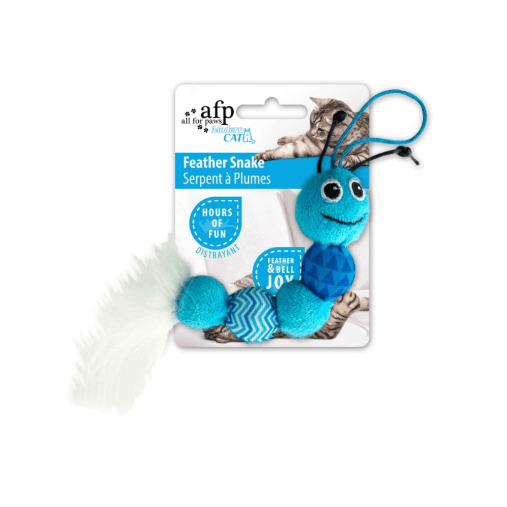 Juguete Para Gato Afp Feather Snake(Color Surtido) Único