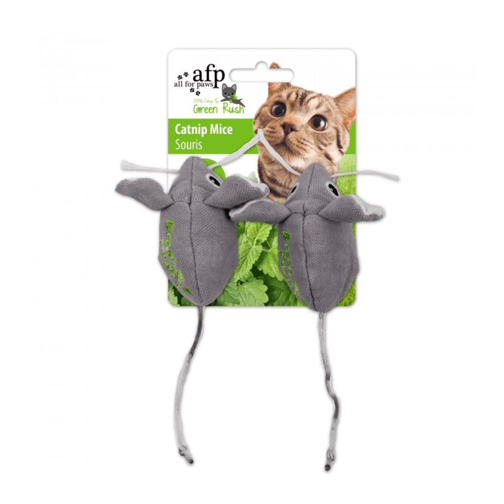 Juguete Para Gato Afp Green Rush Catnip Mice Único