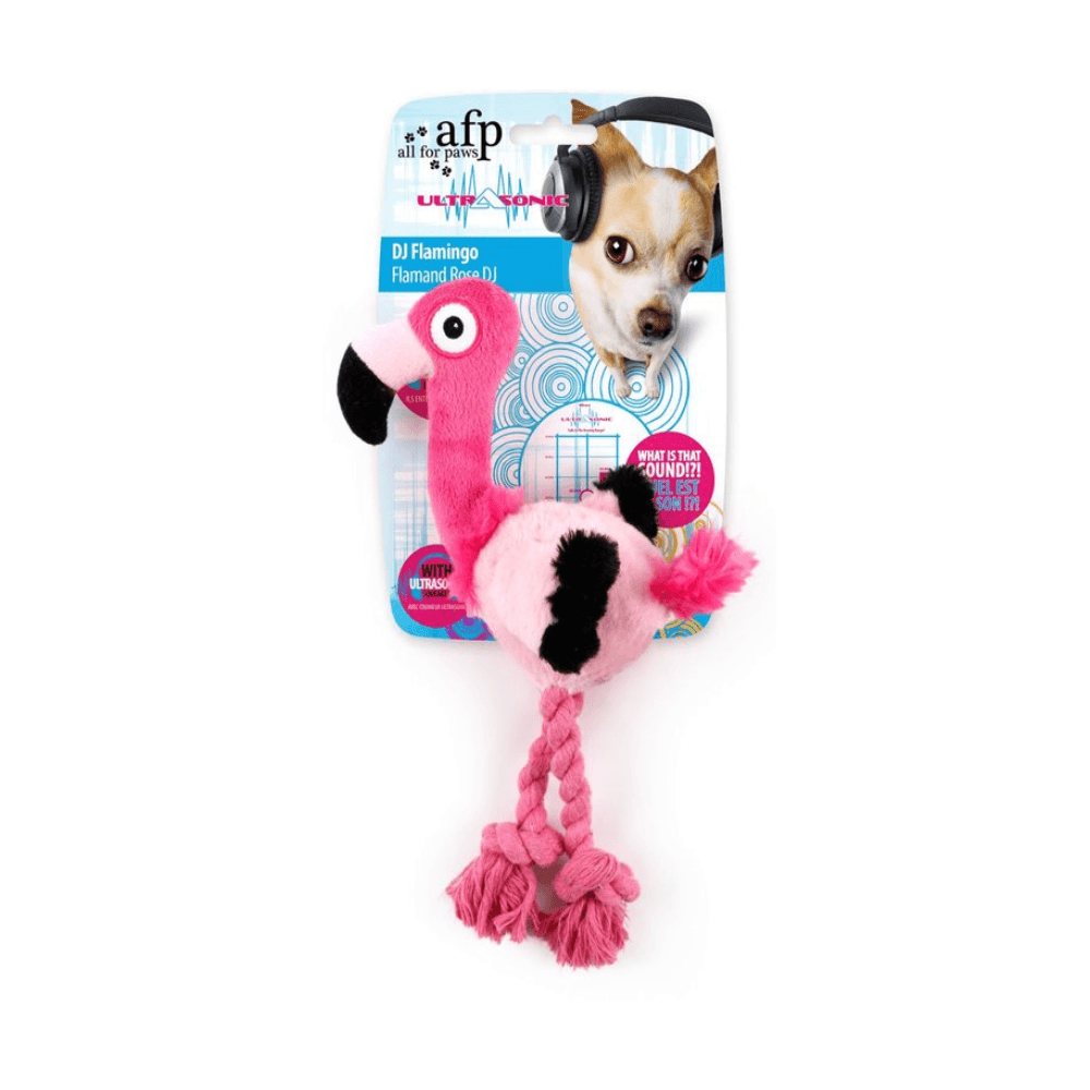 Juguete Para Perro Afp Ultrasonic Flamingo Único