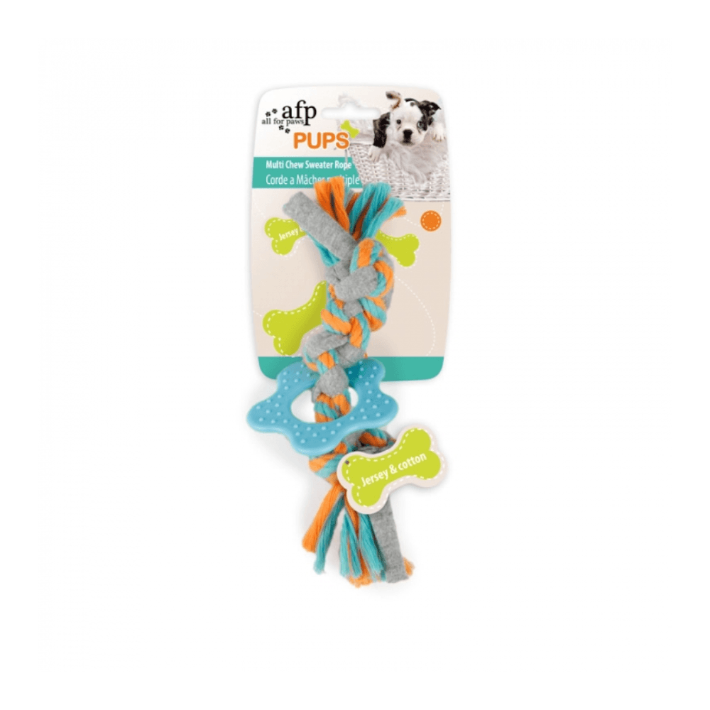 Peluche Para Perro Afp Pups Multi Chew Sweater Rope Único