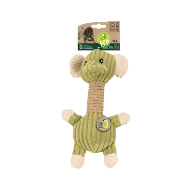 Peluche Para Perro M-PETS Eco Eli Verde Con Blanco 37x17x13 cm