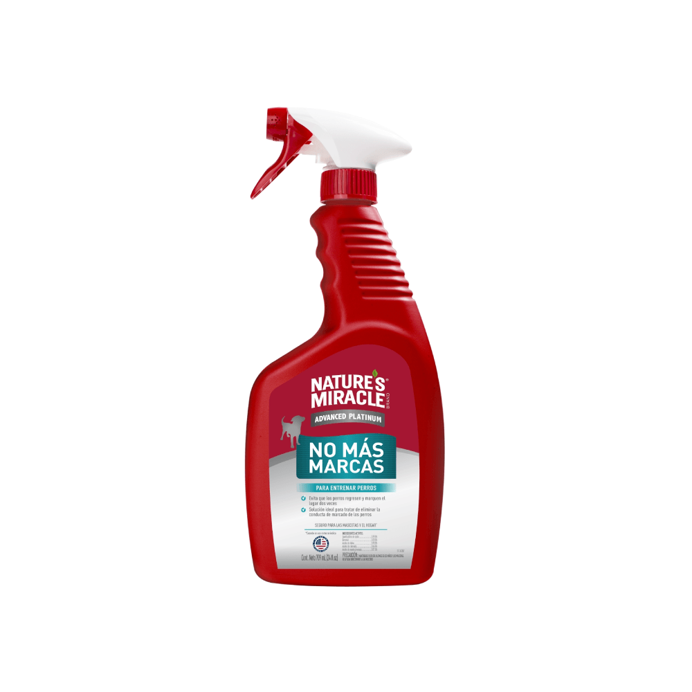 Quita Manchas Y Olores Con Repelente "No Más Marcas" Para Perro Nature's Miracle 24 oz