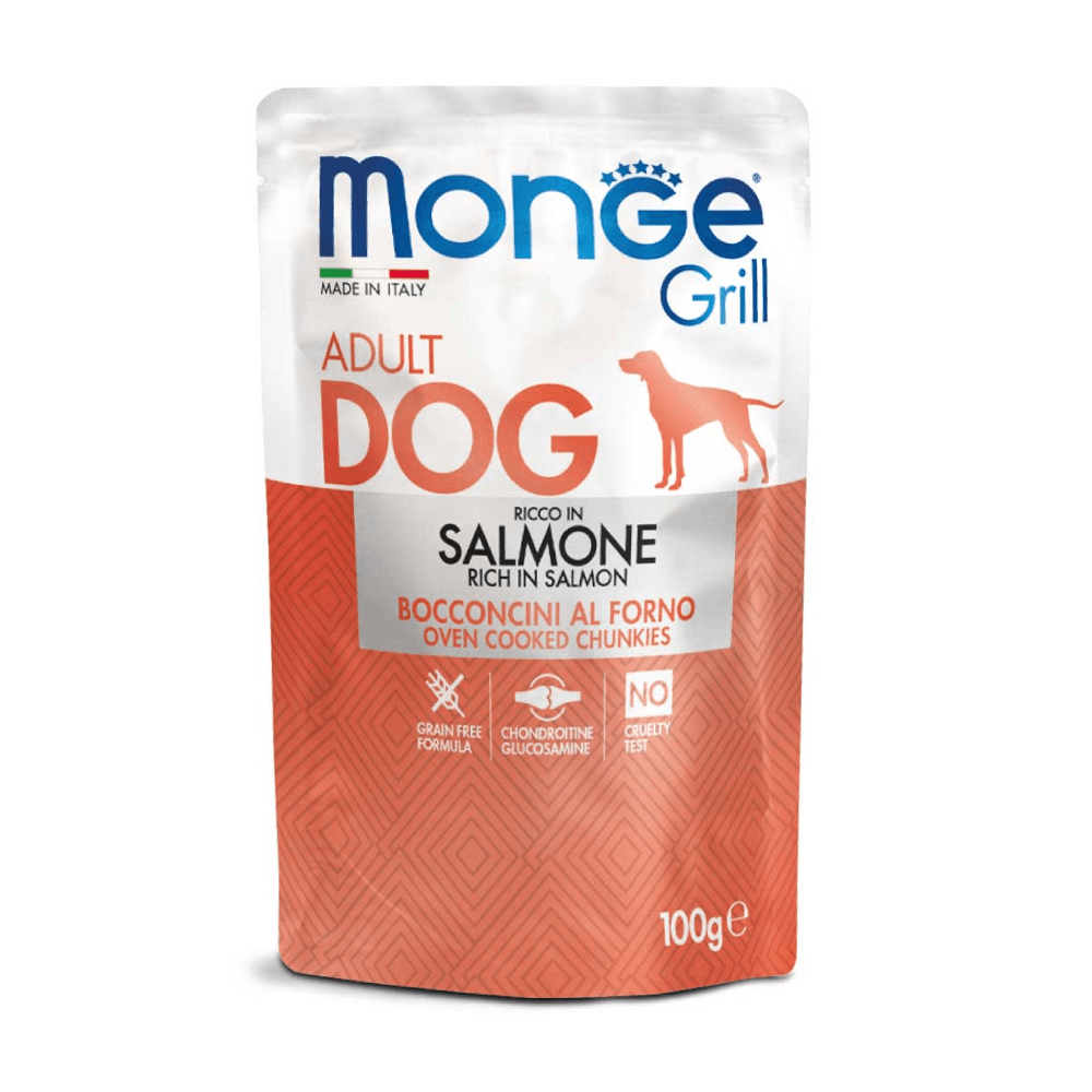 Alimento Húmedo Para Perro Monge Grill Pouch Salmon 100 g
