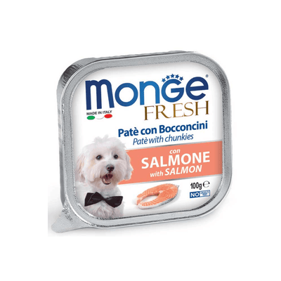 Alimento Húmedo Para Perro Monge Fresh Pate With Salmon 100 g