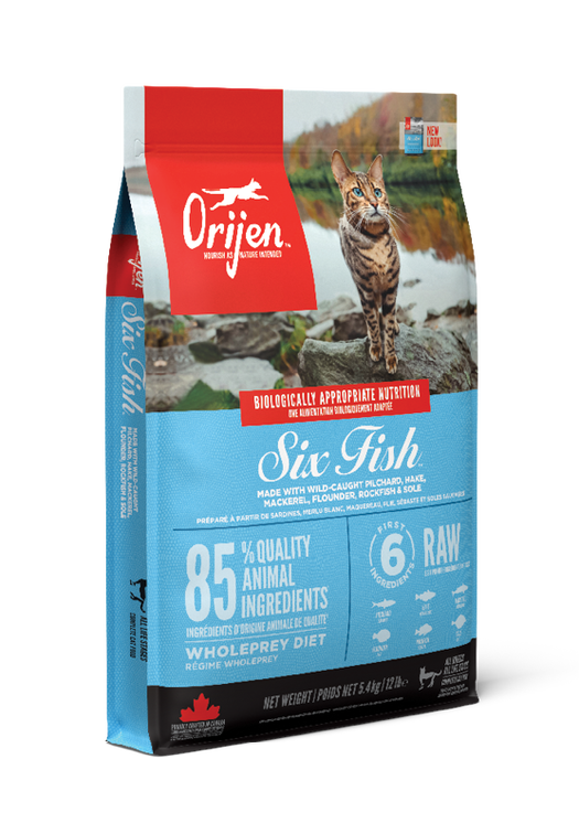 Orijen Six Fish – Alimento para gatos 340 g