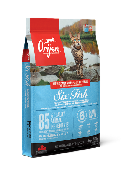 Orijen Six Fish – Alimento para gatos 340 g