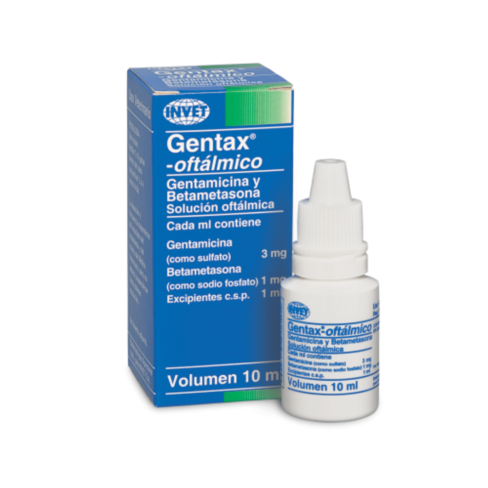 Solución Oftálmica Para Mascotas Gentax 10 ml