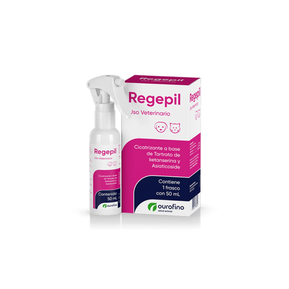 Spray Para Mascotas Cicatrizante Regepil 50 ml