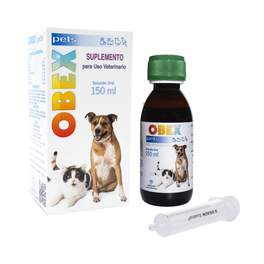 Suplemento Nutricional Para Mascotas Obex Pet Oral 150 ml
