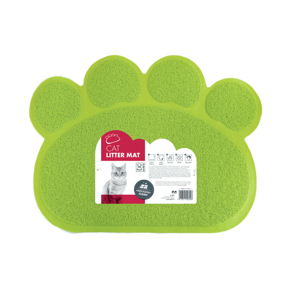 Tapete Recogedor De Arena Para Gato M-PETS Verde 60x45 cm